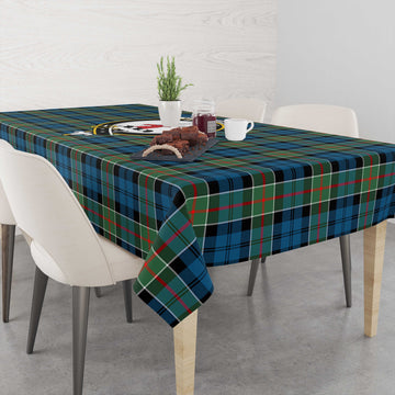 Colquhoun Ancient Tartan Tablecloth with Family Crest