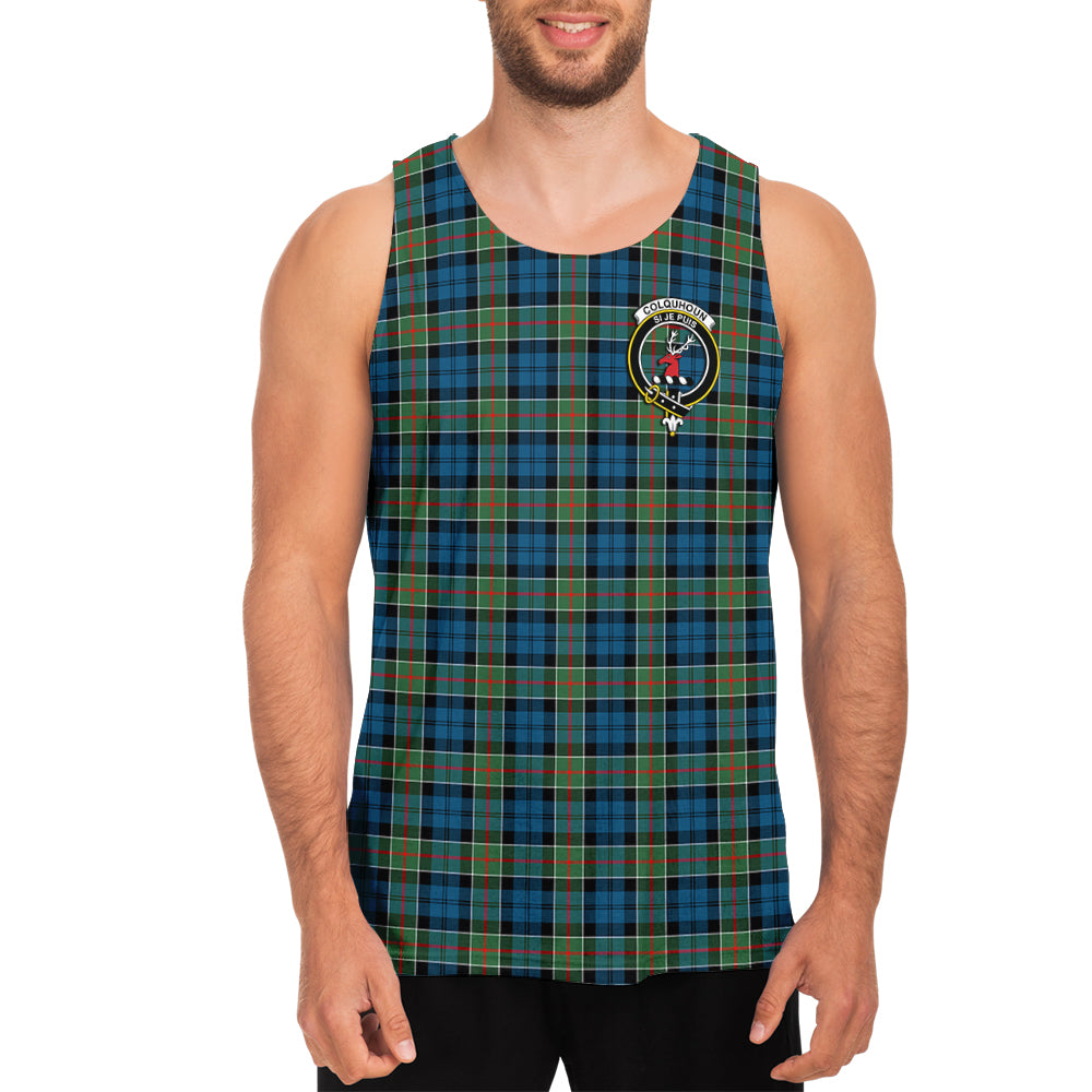 colquhoun-ancient-tartan-mens-tank-top-with-family-crest