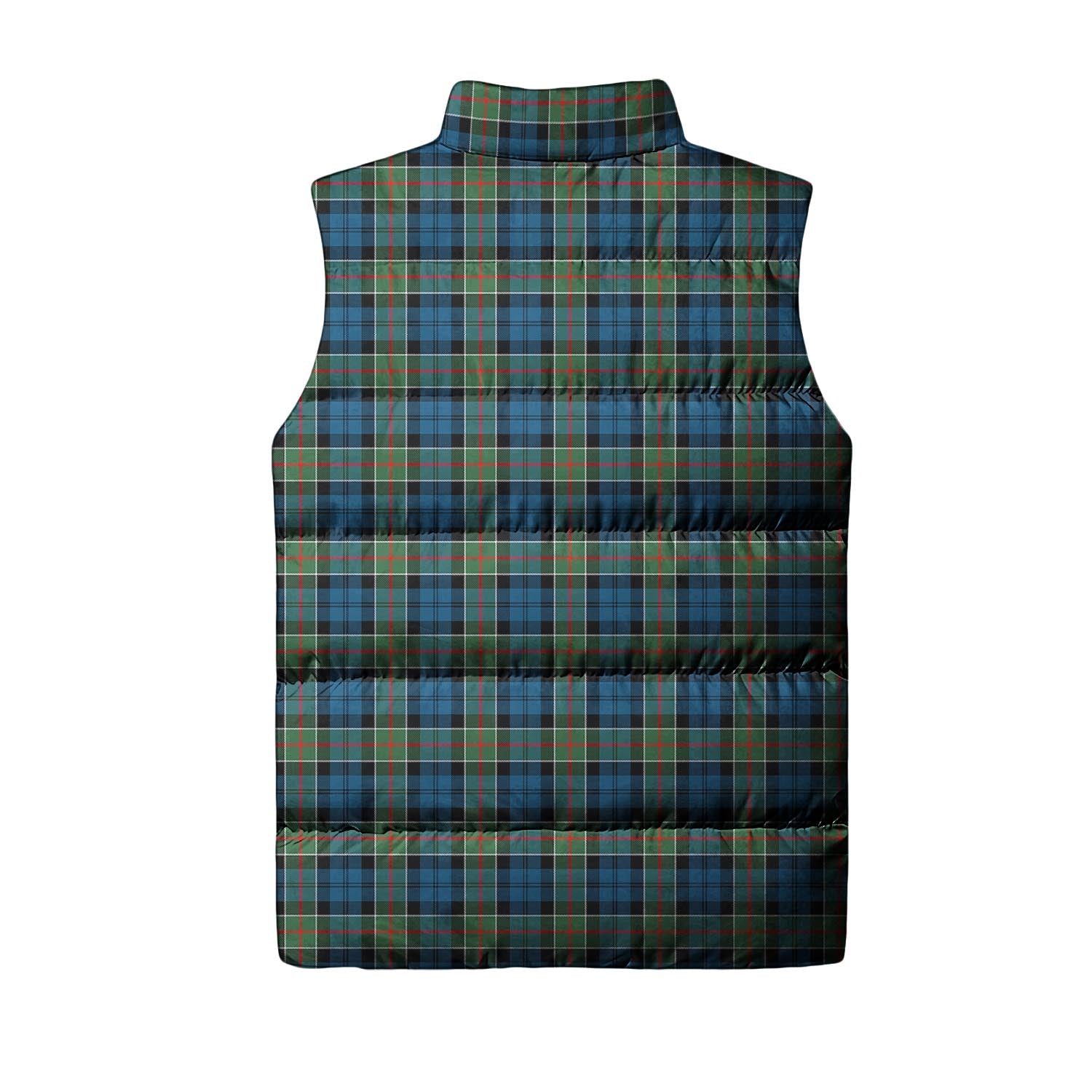 Colquhoun Ancient Tartan Sleeveless Puffer Jacket with Family Crest - Tartanvibesclothing