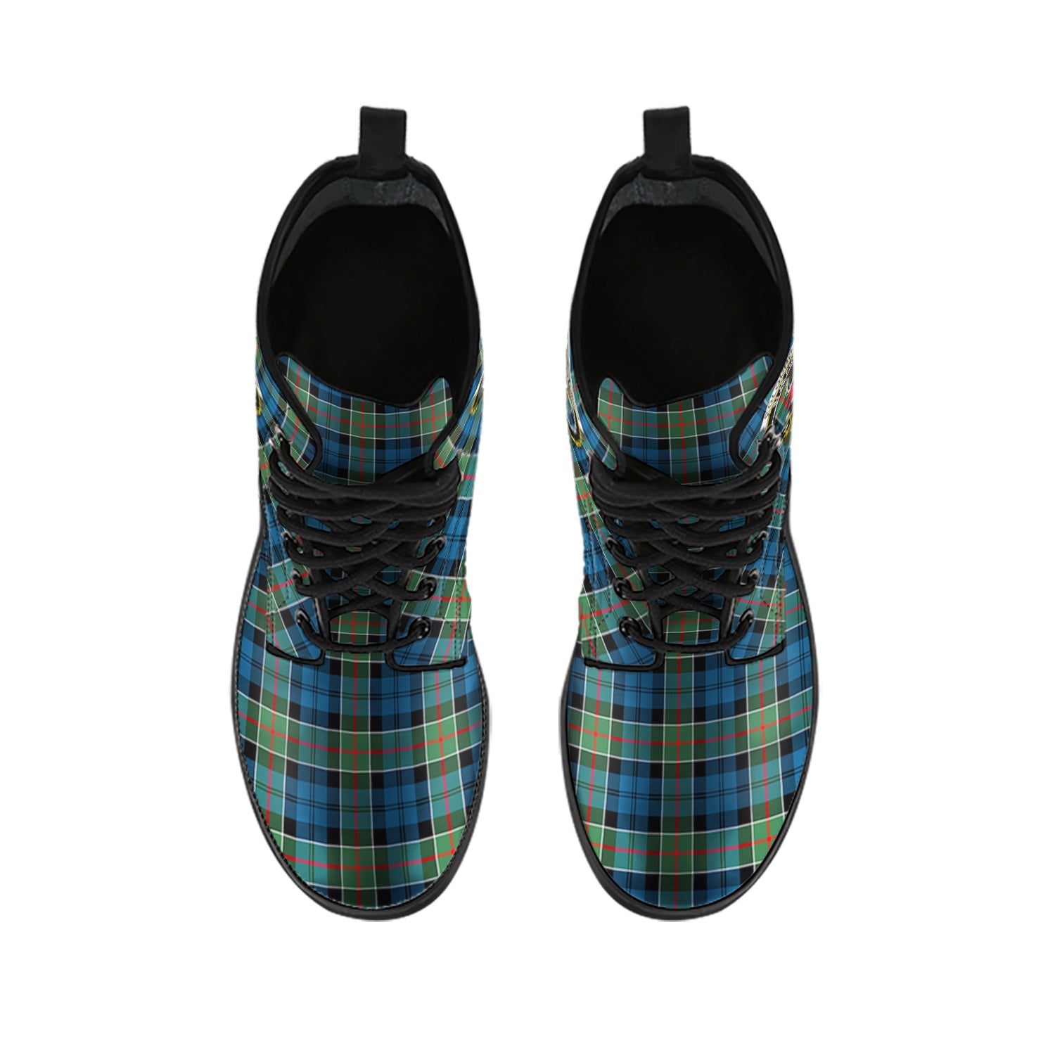 colquhoun-ancient-tartan-leather-boots-with-family-crest