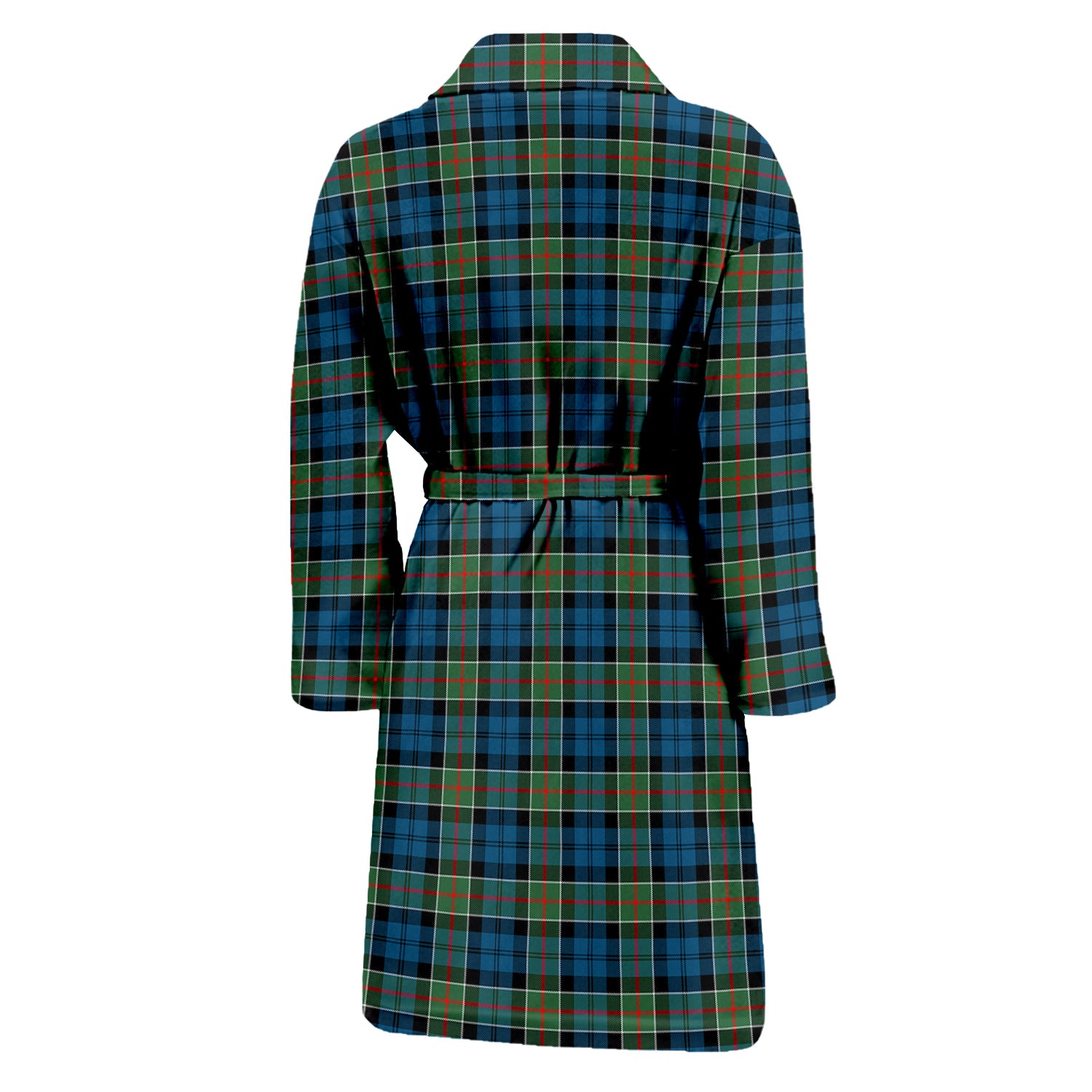 Colquhoun Ancient Tartan Bathrobe with Family Crest - Tartan Vibes Clothing