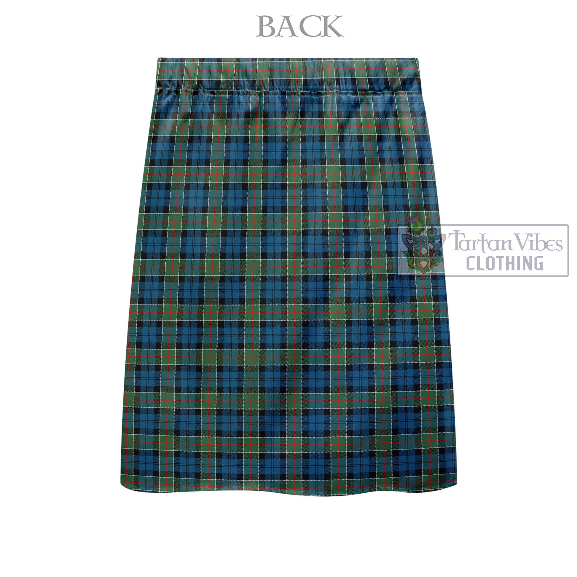 Tartan Vibes Clothing Colquhoun Ancient Tartan Men's Pleated Skirt - Fashion Casual Retro Scottish Style