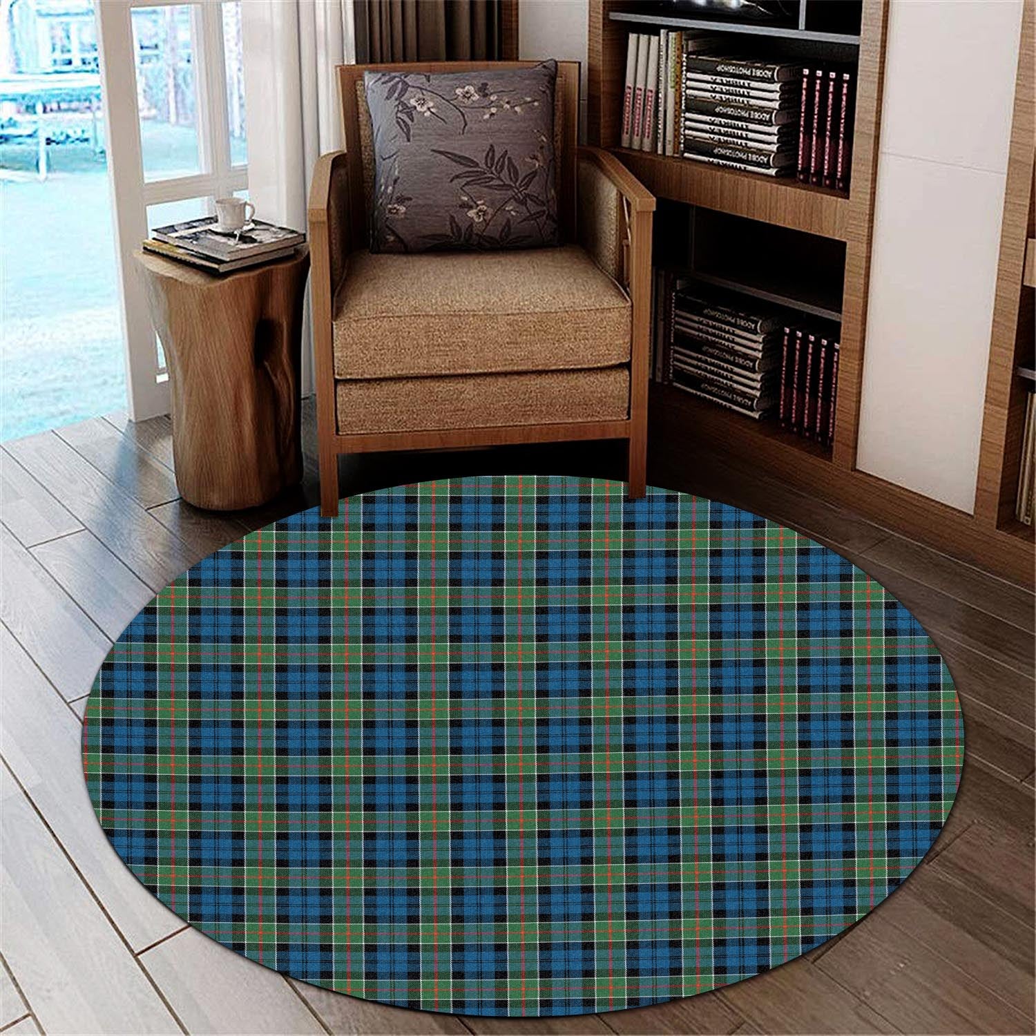 Colquhoun Ancient Tartan Round Rug - Tartanvibesclothing