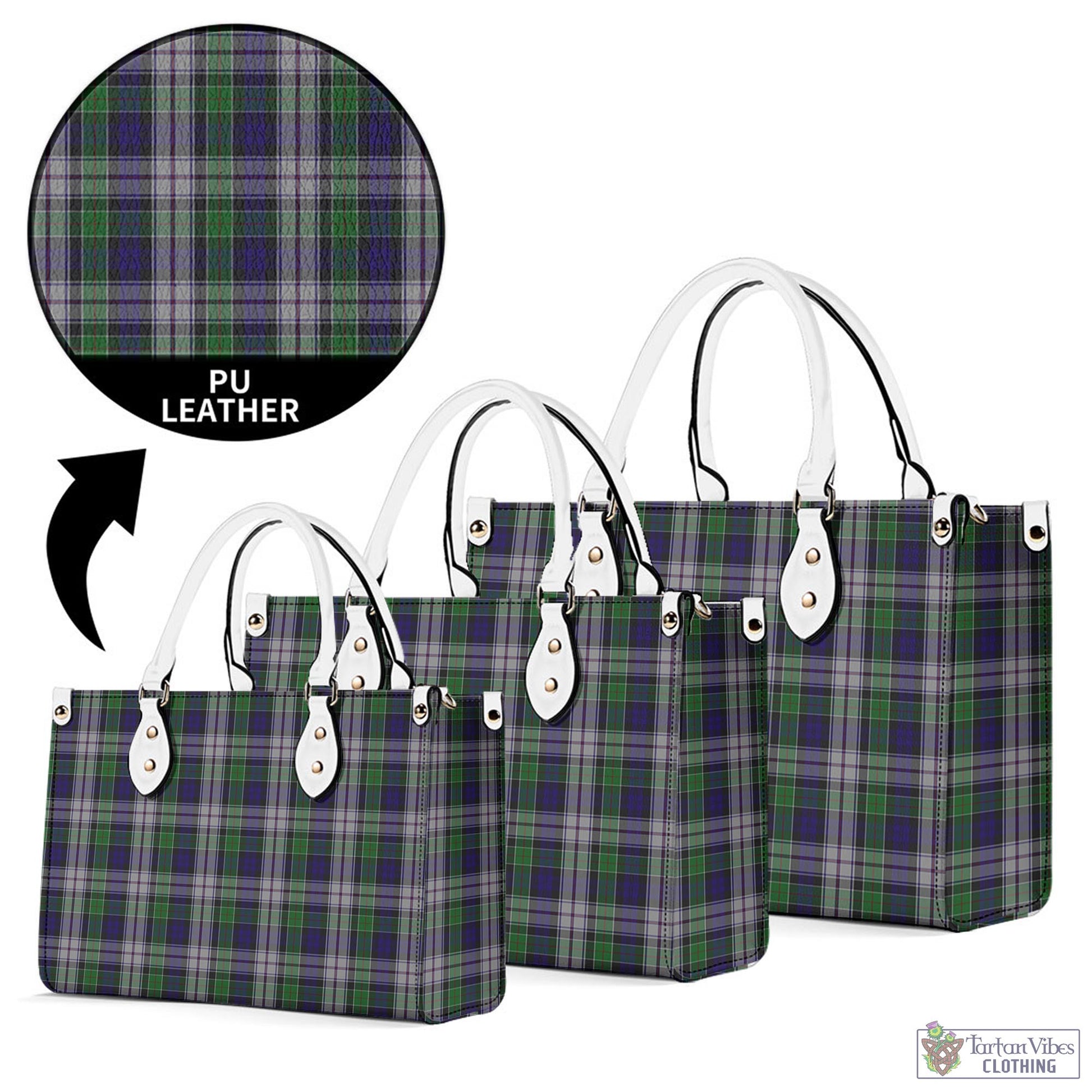 Tartan Vibes Clothing Colquhoun Dress Tartan Luxury Leather Handbags