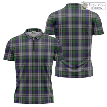 Colquhoun Dress Tartan Zipper Polo Shirt