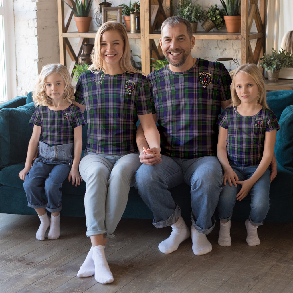 Colquhoun Dress Tartan T-Shirt with Family Crest Kid's Shirt - Tartan Vibes Clothing