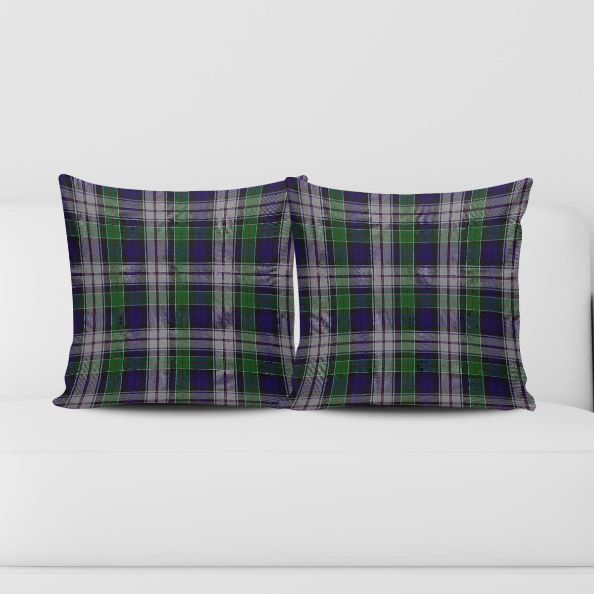 Colquhoun Dress Tartan Pillow Cover Square Pillow Cover - Tartanvibesclothing