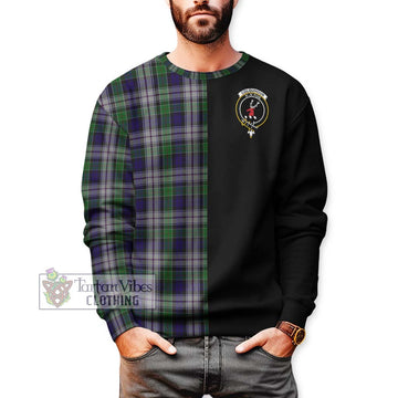 Colquhoun Dress Tartan Sweatshirt with Family Crest and Half Of Me Style