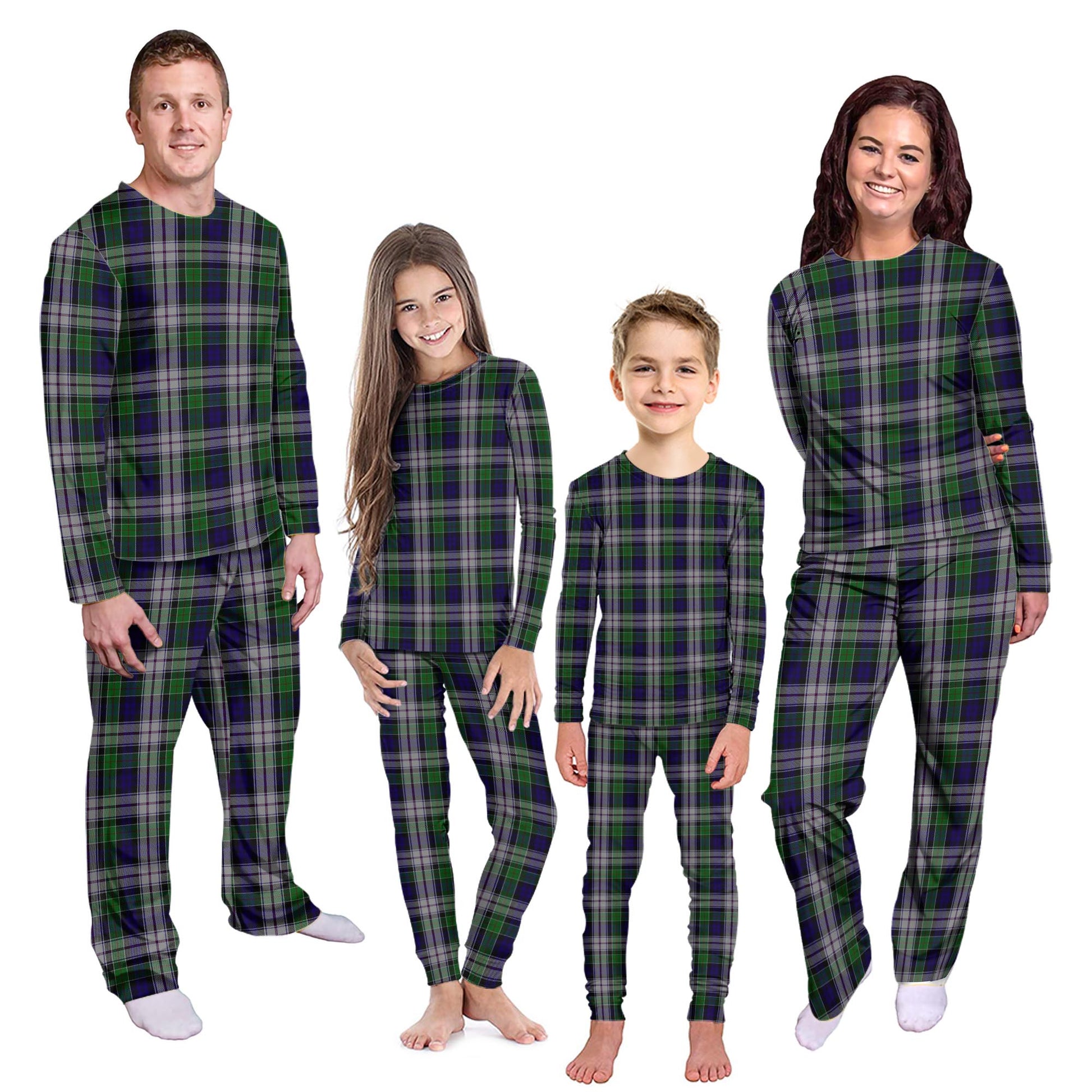 Colquhoun Dress Tartan Pajamas Family Set Kid - Tartan Vibes Clothing