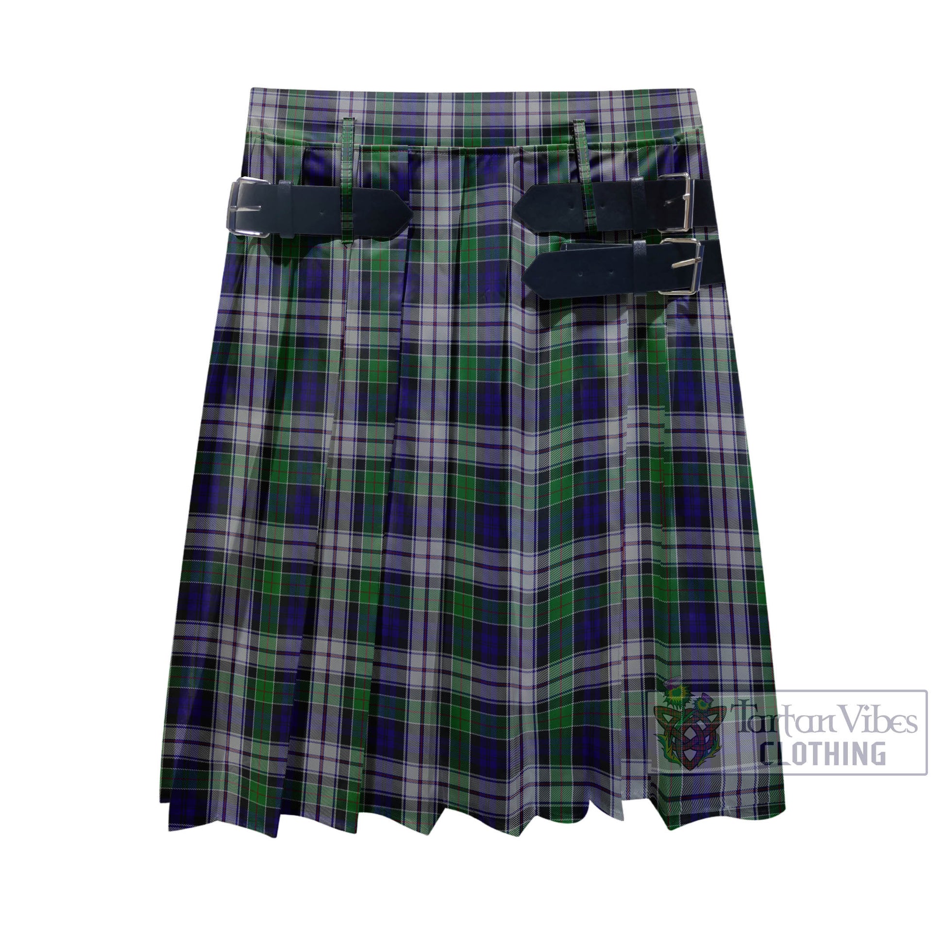 Tartan Vibes Clothing Colquhoun Dress Tartan Men's Pleated Skirt - Fashion Casual Retro Scottish Style