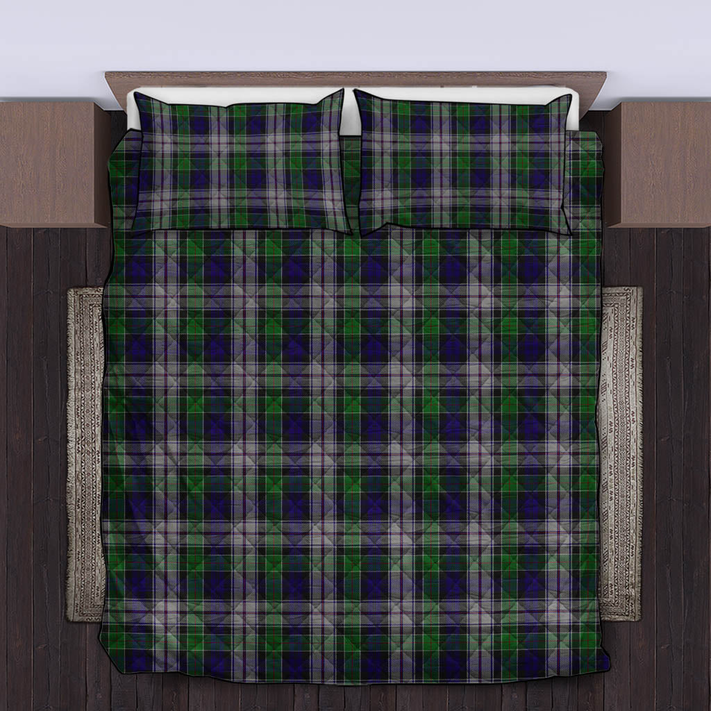 Colquhoun Dress Tartan Quilt Bed Set King - Tartan Vibes Clothing