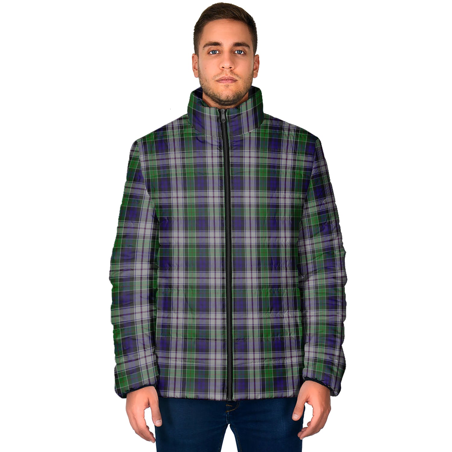 Colquhoun Dress Tartan Padded Jacket - Tartan Vibes Clothing