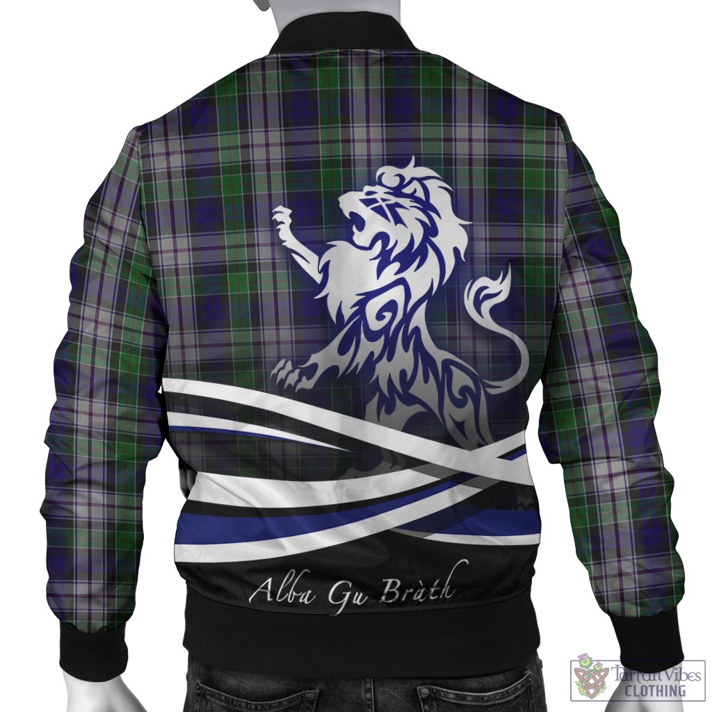 Tartan Vibes Clothing Colquhoun Dress Tartan Bomber Jacket with Alba Gu Brath Regal Lion Emblem