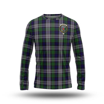 Colquhoun Dress Tartan Long Sleeve T-Shirt with Family Crest