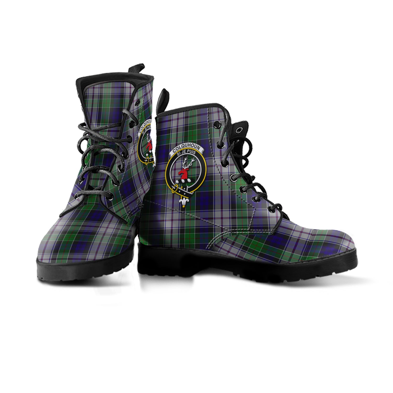 colquhoun-dress-tartan-leather-boots-with-family-crest