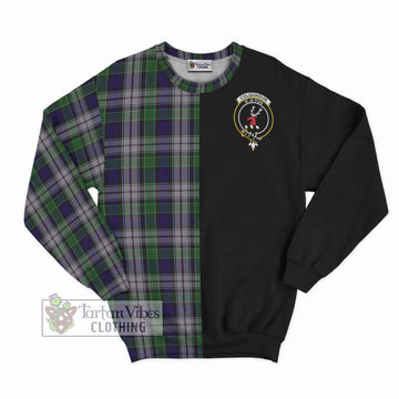 Colquhoun Dress Tartan Sweatshirt with Family Crest and Half Of Me Style