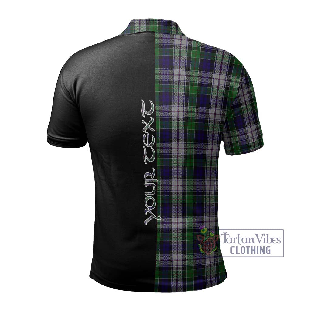 Tartan Vibes Clothing Colquhoun Dress Tartan Polo Shirt with Family Crest and Half Of Me Style