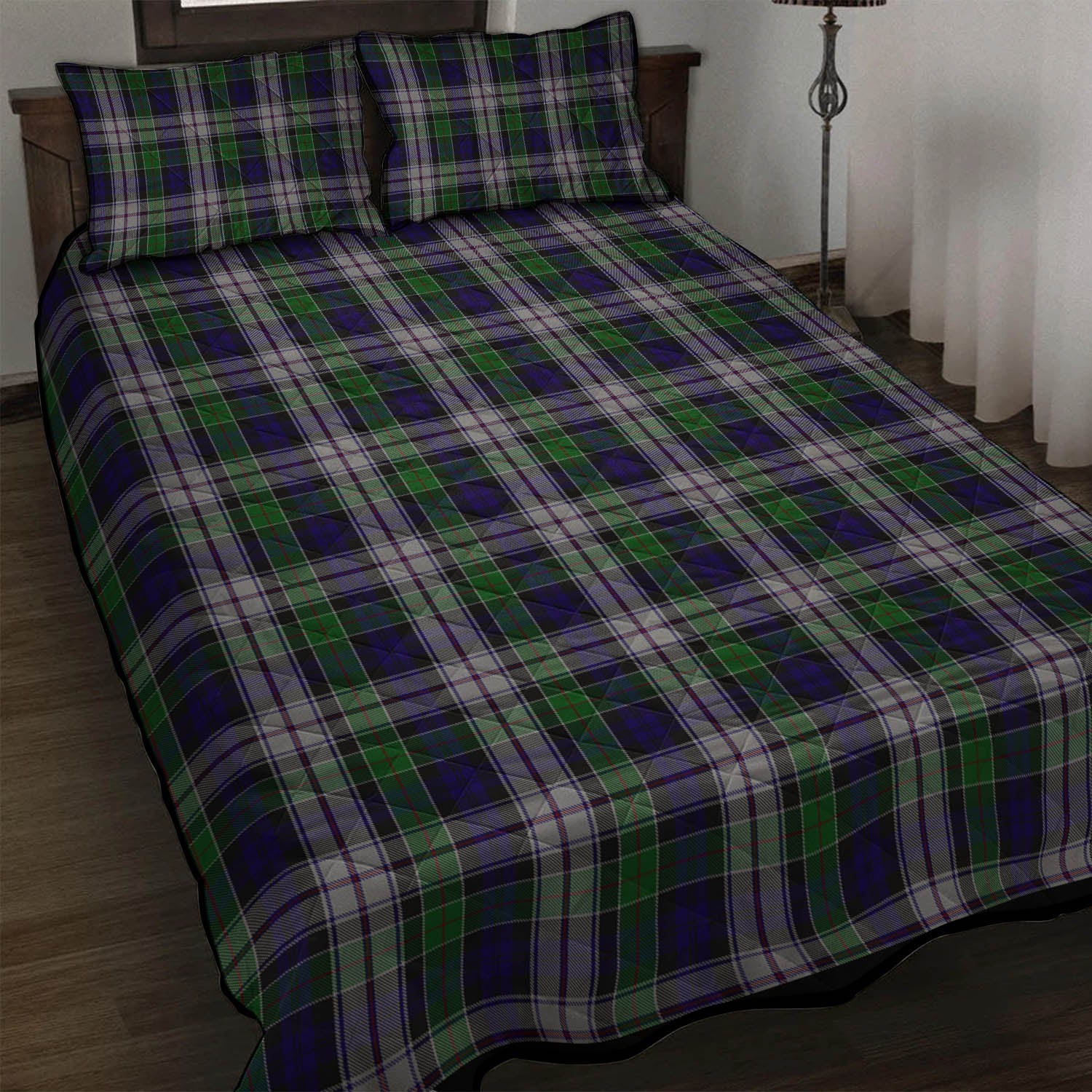 Colquhoun Dress Tartan Quilt Bed Set - Tartan Vibes Clothing