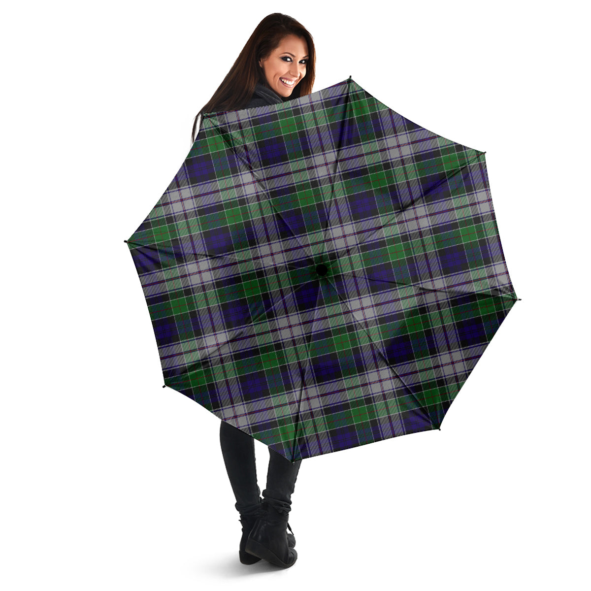 Colquhoun Dress Tartan Umbrella - Tartanvibesclothing