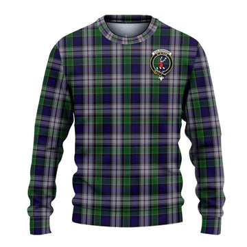 Colquhoun Dress Tartan Ugly Sweater with Family Crest