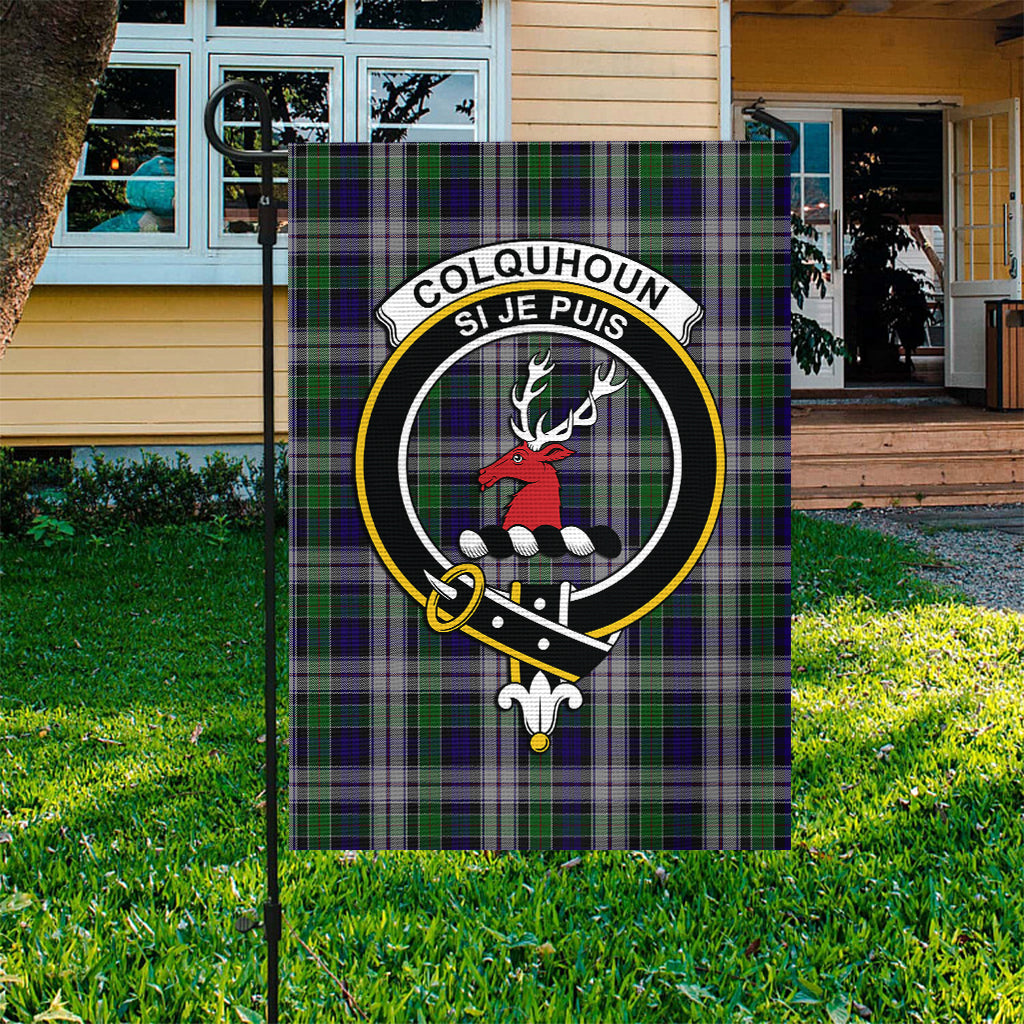 Colquhoun Dress Tartan Flag with Family Crest - Tartan Vibes Clothing