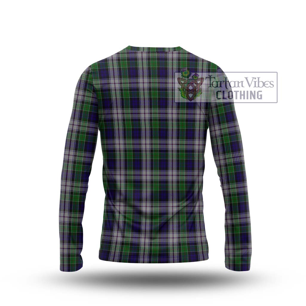 Tartan Vibes Clothing Colquhoun Dress Tartan Long Sleeve T-Shirt with Family Crest DNA In Me Style