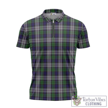 Colquhoun Dress Tartan Zipper Polo Shirt