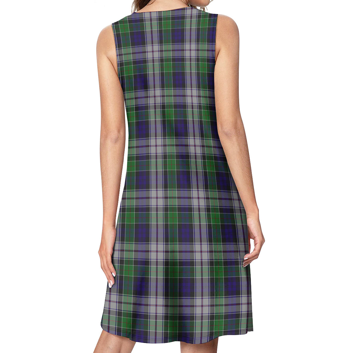 Colquhoun Dress Tartan Womens Casual Dresses - Tartanvibesclothing