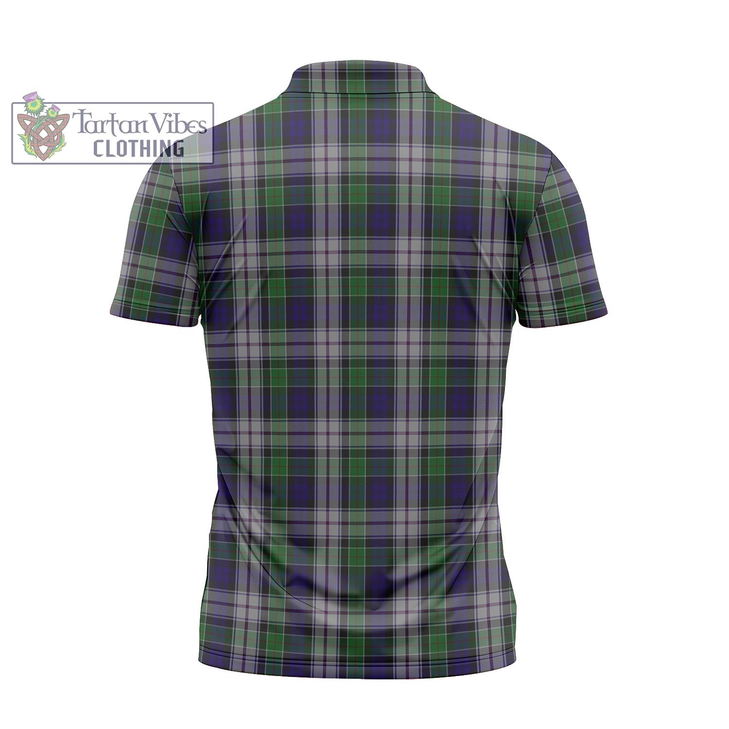 Tartan Vibes Clothing Colquhoun Dress Tartan Zipper Polo Shirt with Family Crest