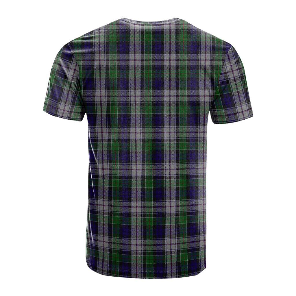 Colquhoun Dress Tartan T-Shirt with Family Crest - Tartan Vibes Clothing