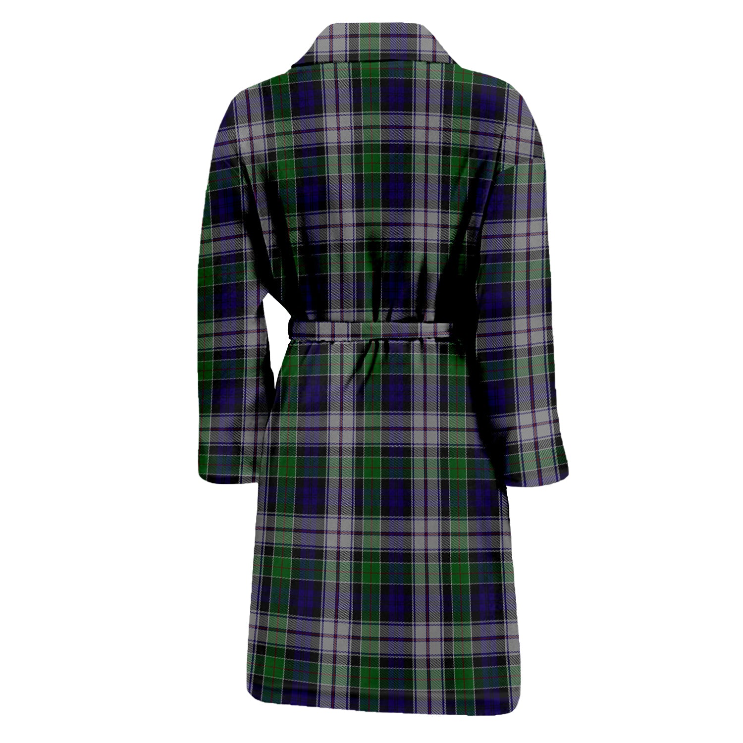 Colquhoun Dress Tartan Bathrobe with Family Crest - Tartan Vibes Clothing