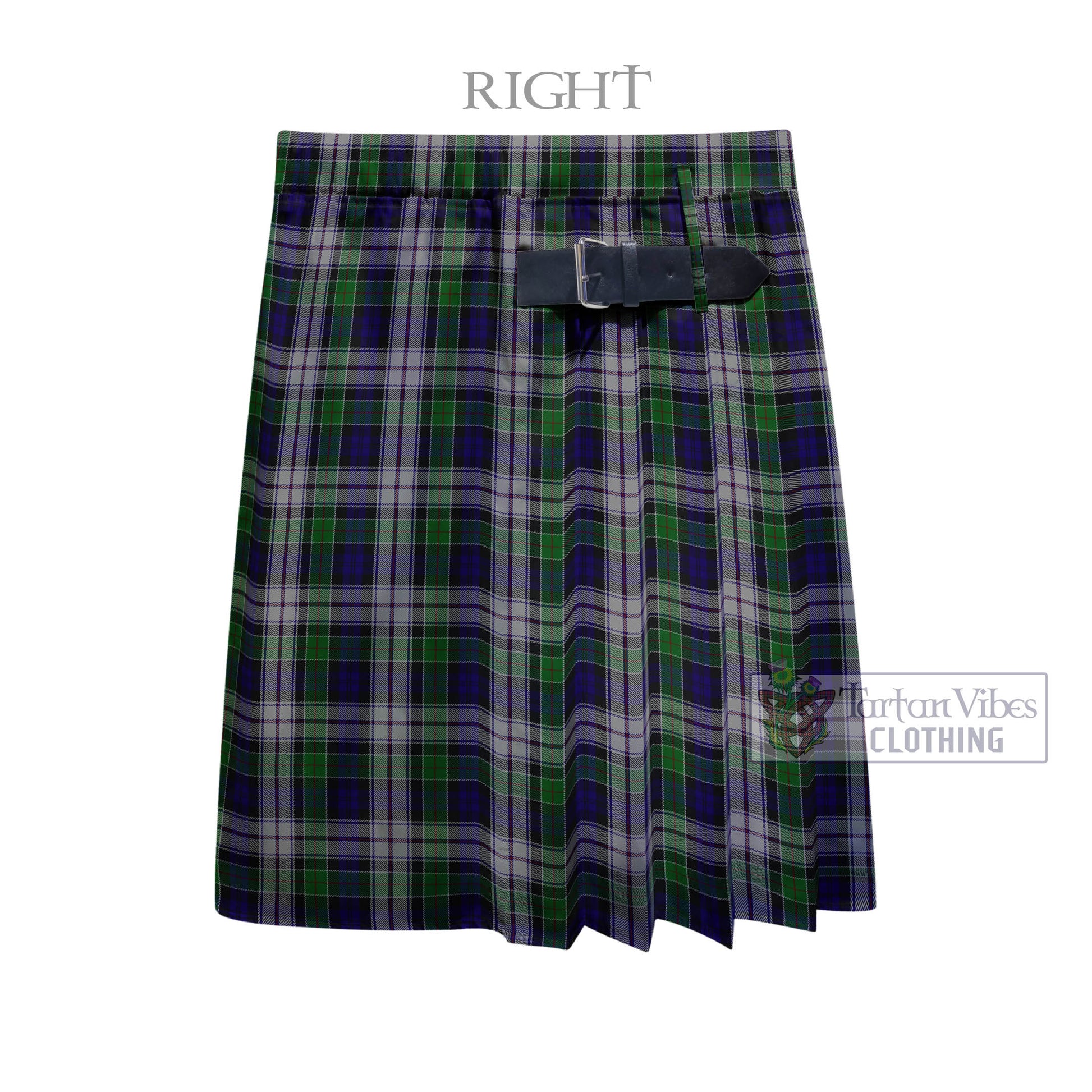 Tartan Vibes Clothing Colquhoun Dress Tartan Men's Pleated Skirt - Fashion Casual Retro Scottish Style