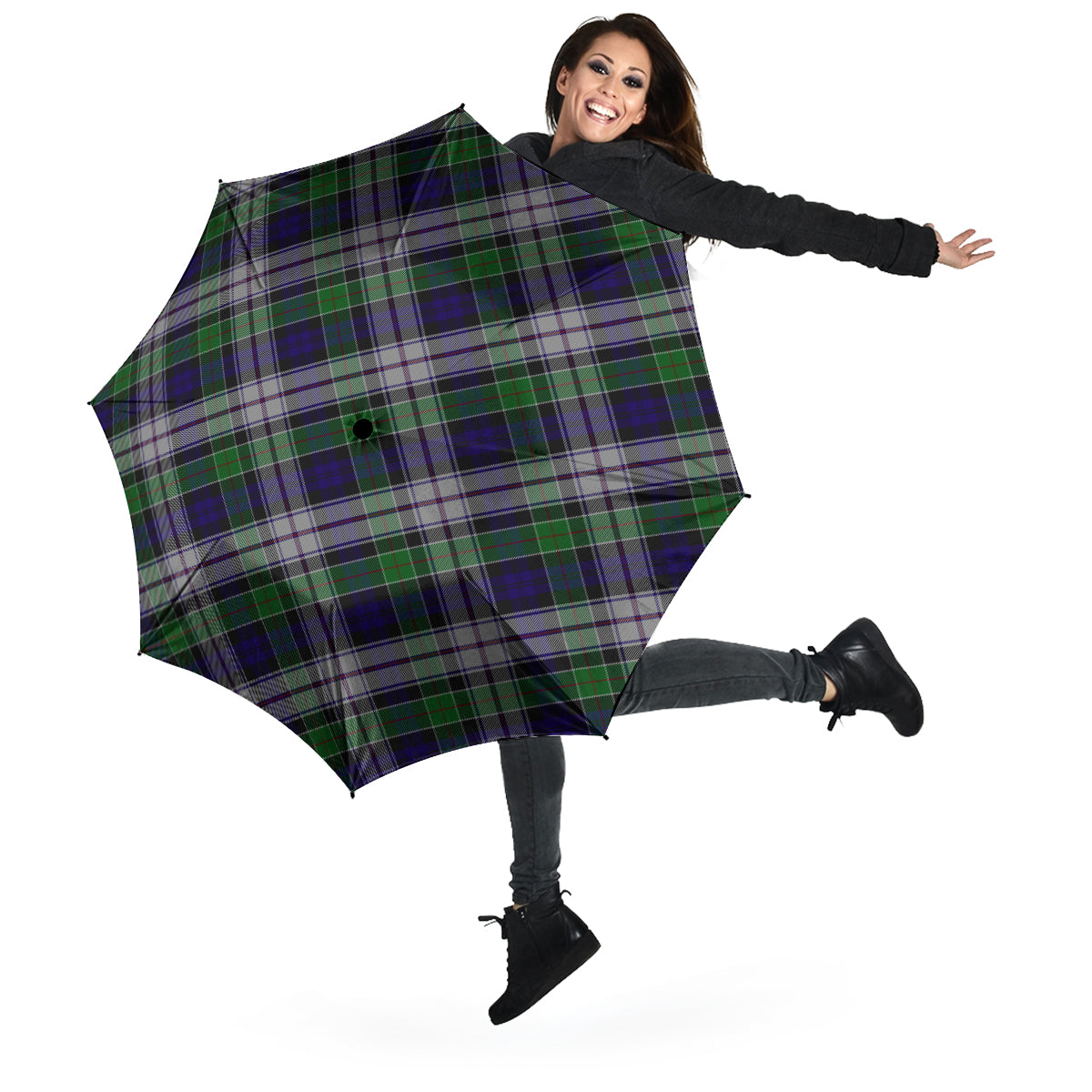 Colquhoun Dress Tartan Umbrella - Tartanvibesclothing