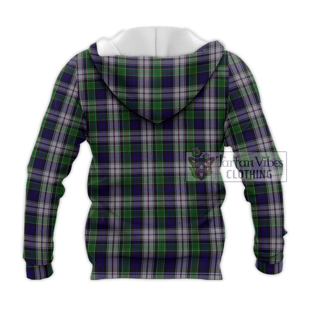 Tartan Vibes Clothing Colquhoun Dress Tartan Knitted Hoodie with Family Crest DNA In Me Style