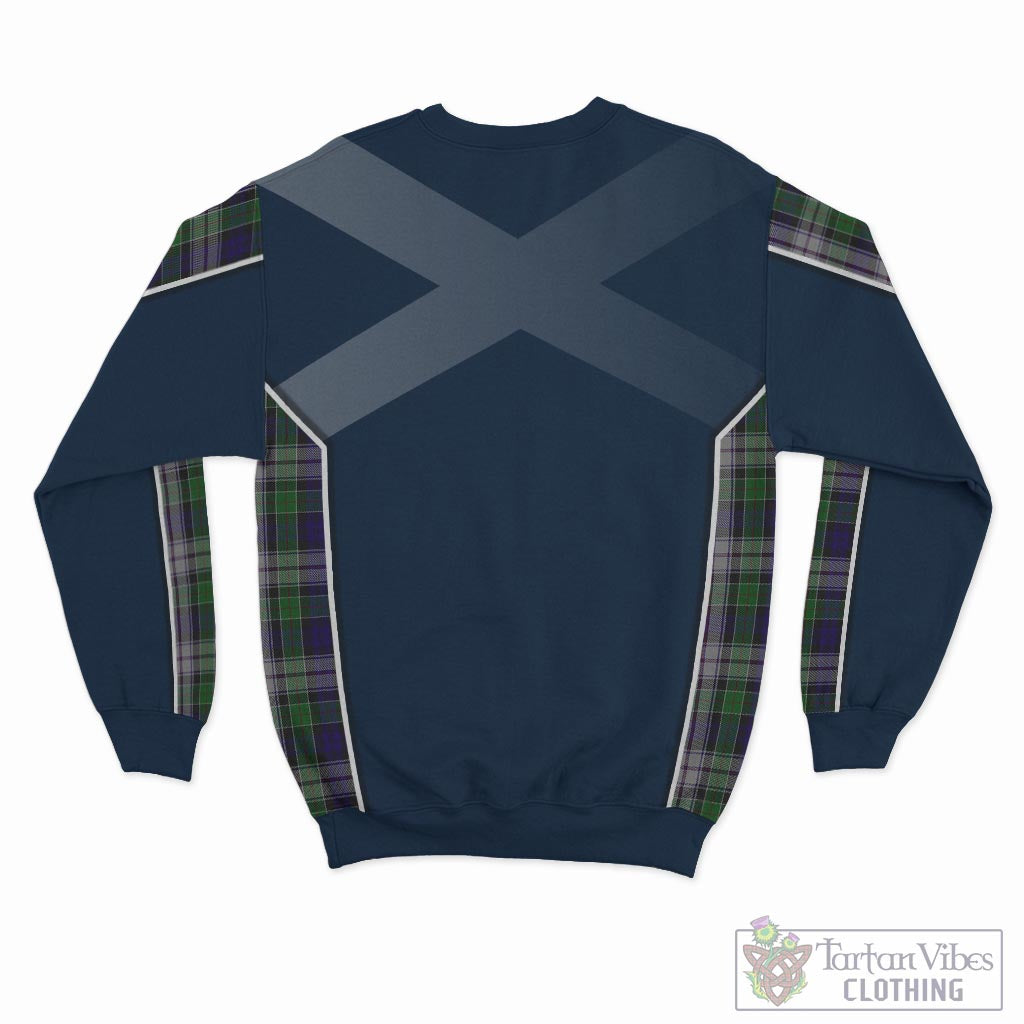 Tartan Vibes Clothing Colquhoun Dress Tartan Sweatshirt with Family Crest and Scottish Thistle Vibes Sport Style