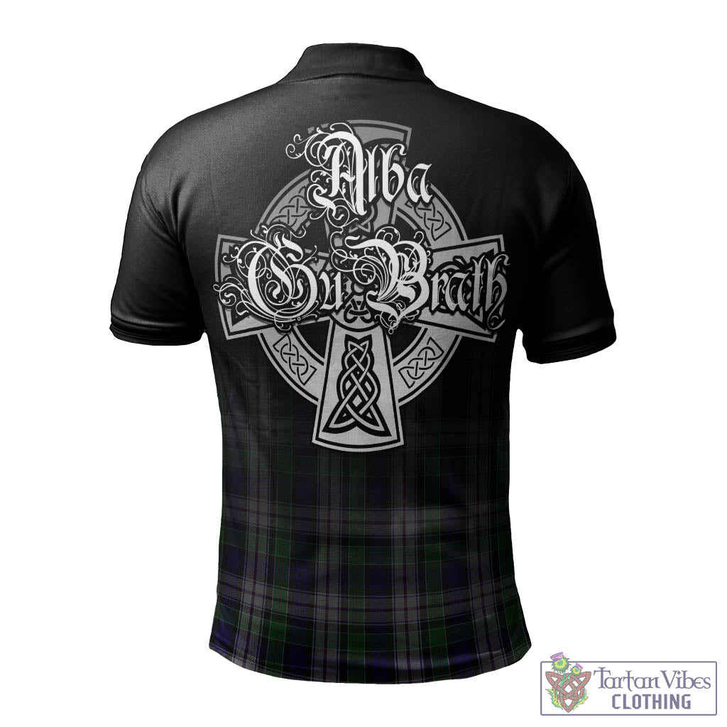 Tartan Vibes Clothing Colquhoun Dress Tartan Polo Shirt Featuring Alba Gu Brath Family Crest Celtic Inspired