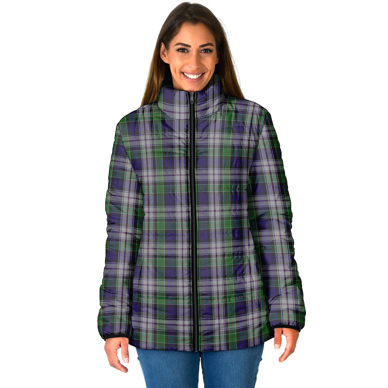 Colquhoun Dress Tartan Padded Jacket - Tartan Vibes Clothing