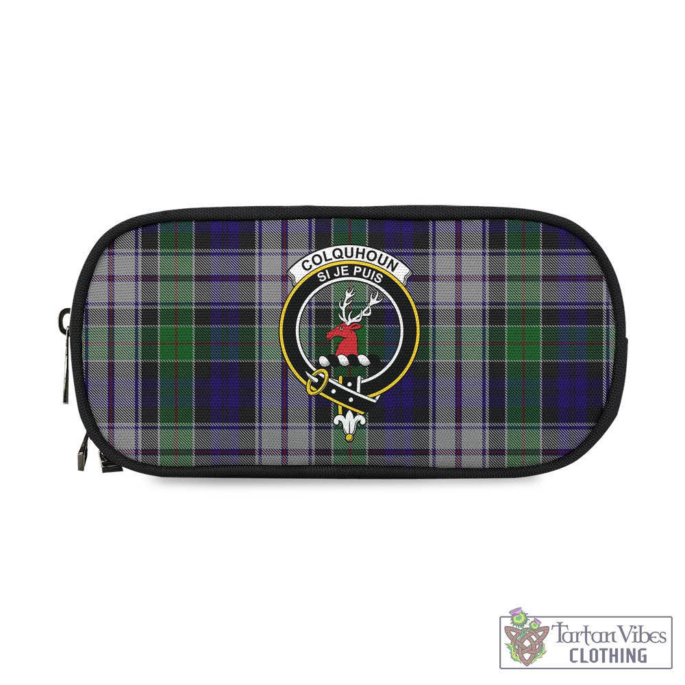 Tartan Vibes Clothing Colquhoun Dress Tartan Pen and Pencil Case with Family Crest