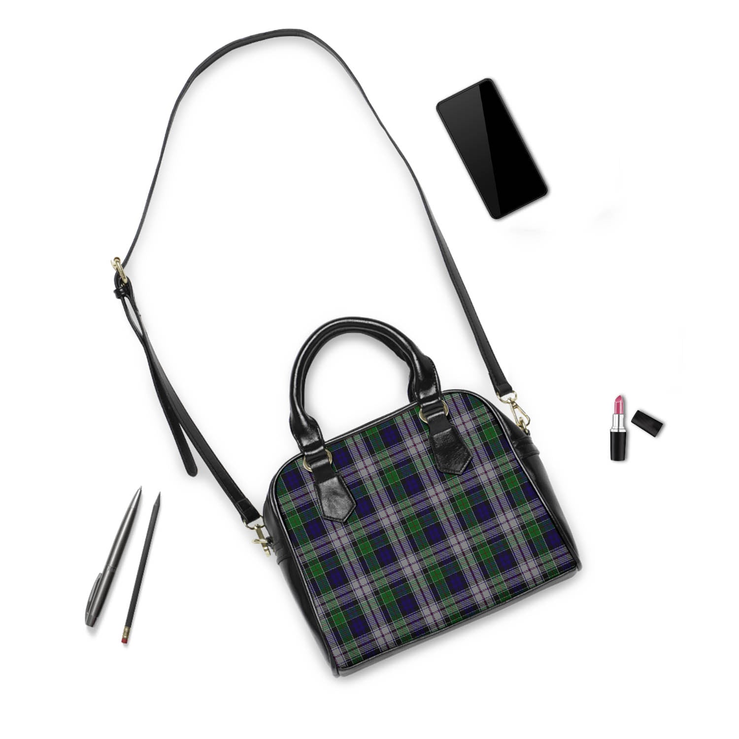 Colquhoun Dress Tartan Shoulder Handbags - Tartanvibesclothing