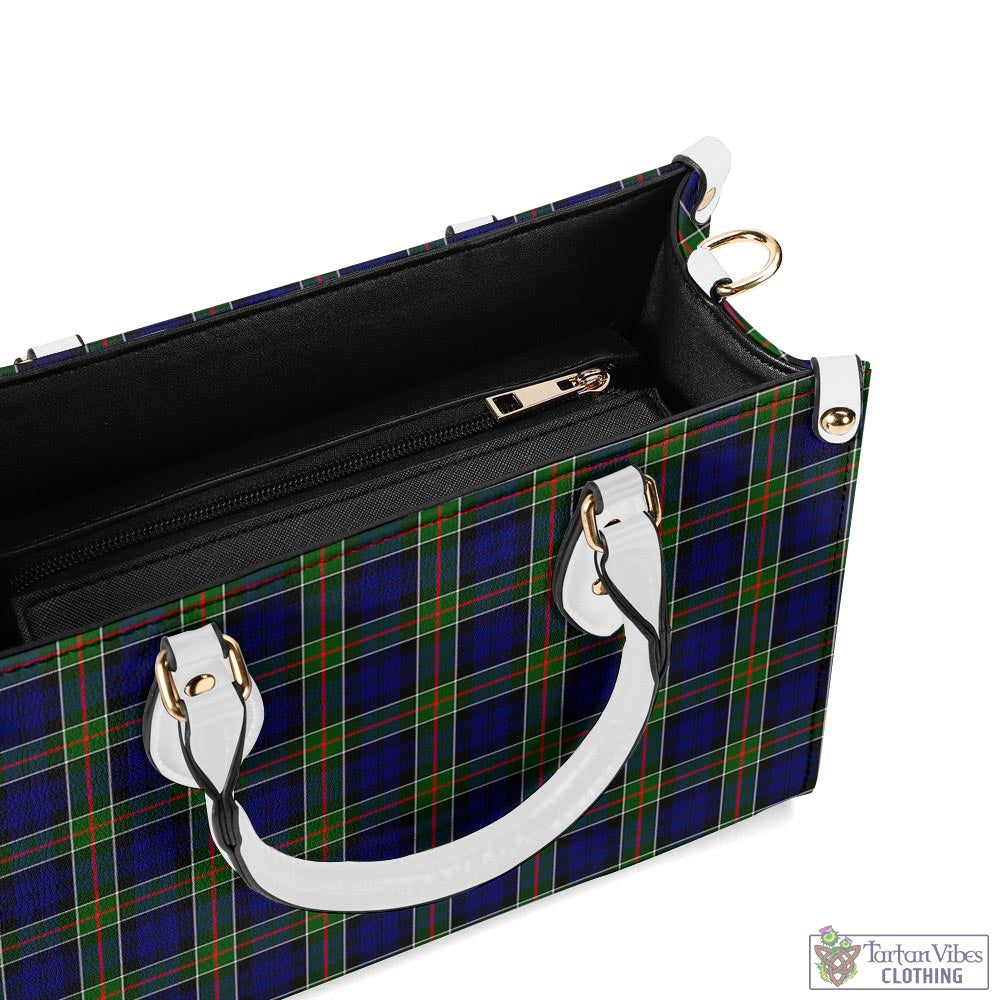 Tartan Vibes Clothing Colquhoun Modern Tartan Luxury Leather Handbags