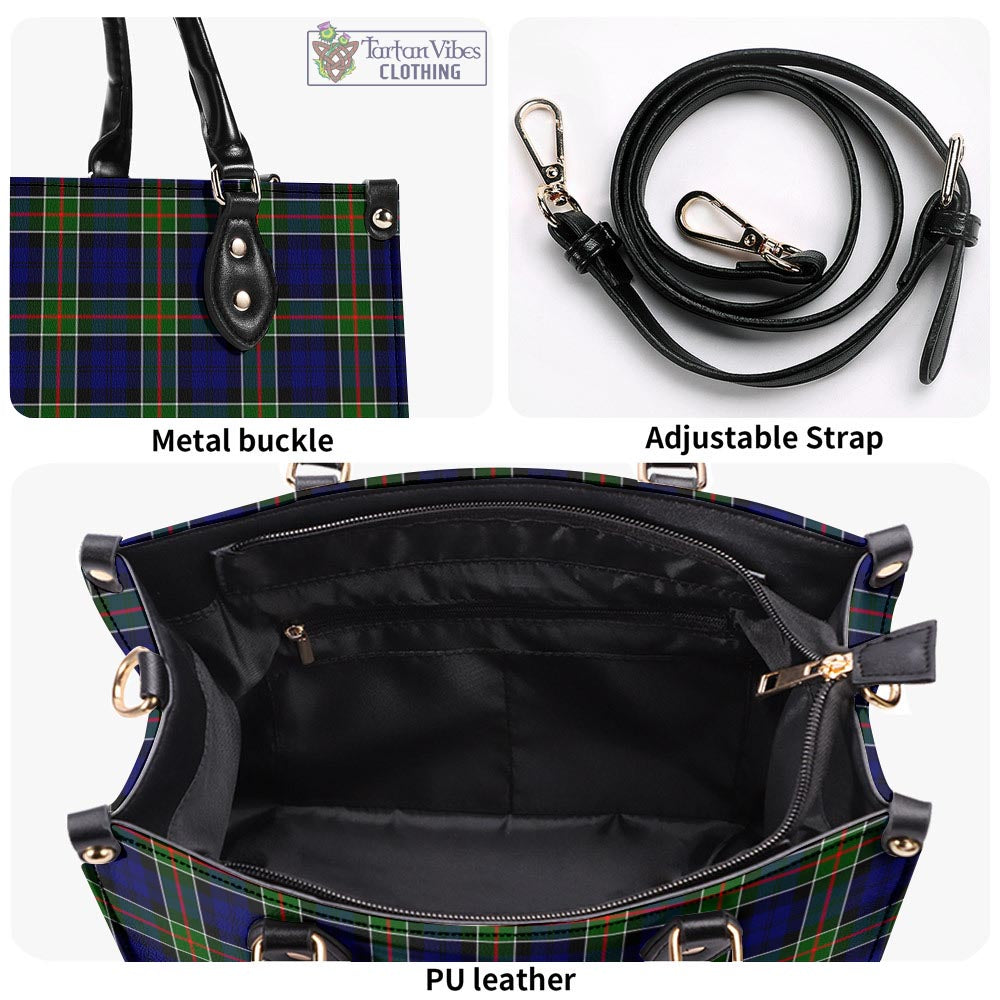 Tartan Vibes Clothing Colquhoun Modern Tartan Luxury Leather Handbags