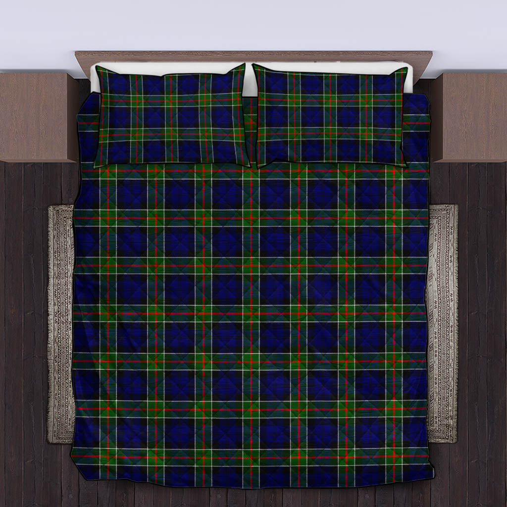 Colquhoun Tartan Quilt Bed Set King - Tartan Vibes Clothing