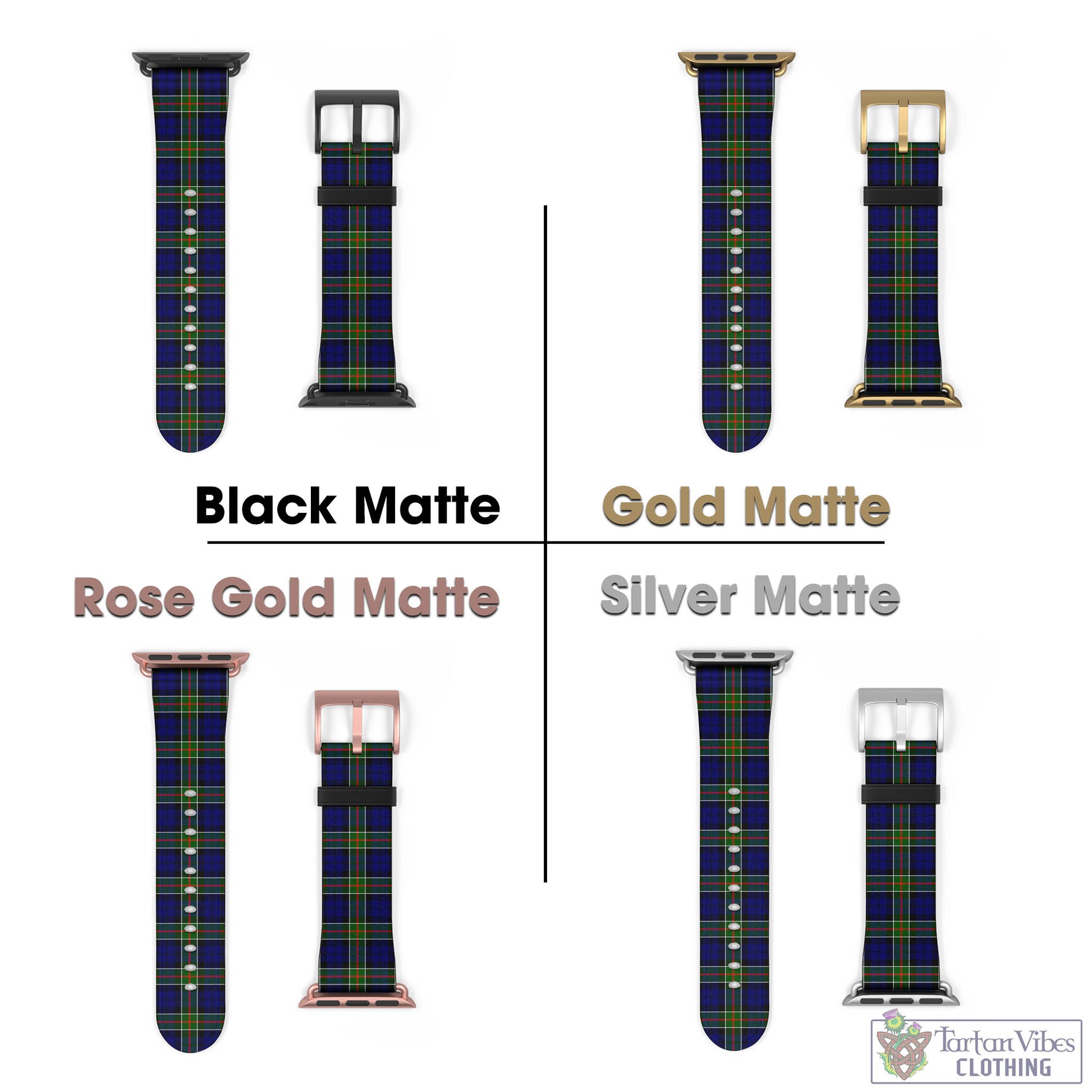 Tartan Vibes Clothing Colquhoun Modern Tartan Watch Band