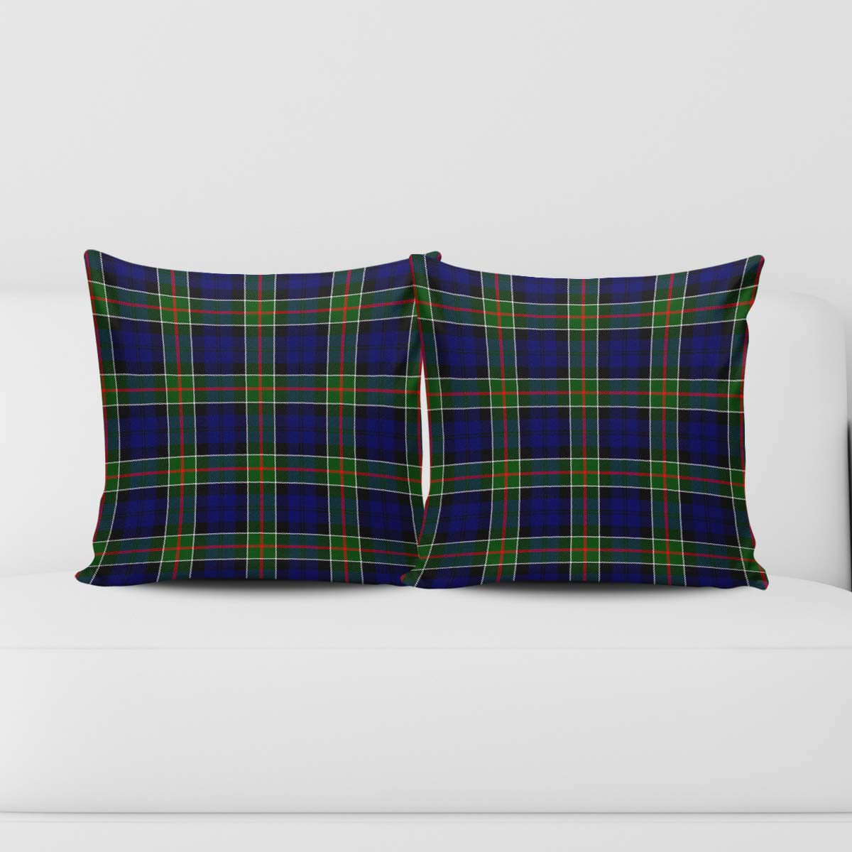 Colquhoun Modern Tartan Pillow Cover Square Pillow Cover - Tartanvibesclothing