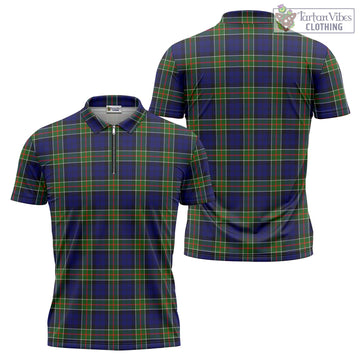 Colquhoun Tartan Zipper Polo Shirt