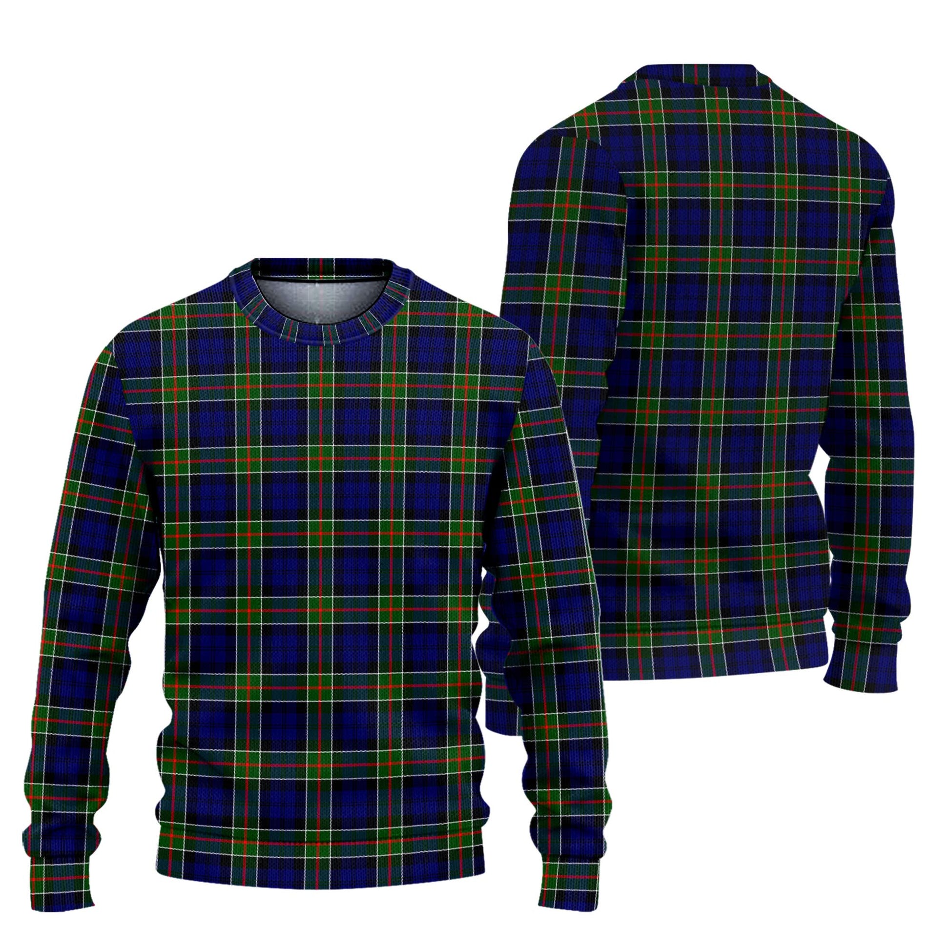 Colquhoun Modern Tartan Knitted Sweater Unisex - Tartanvibesclothing