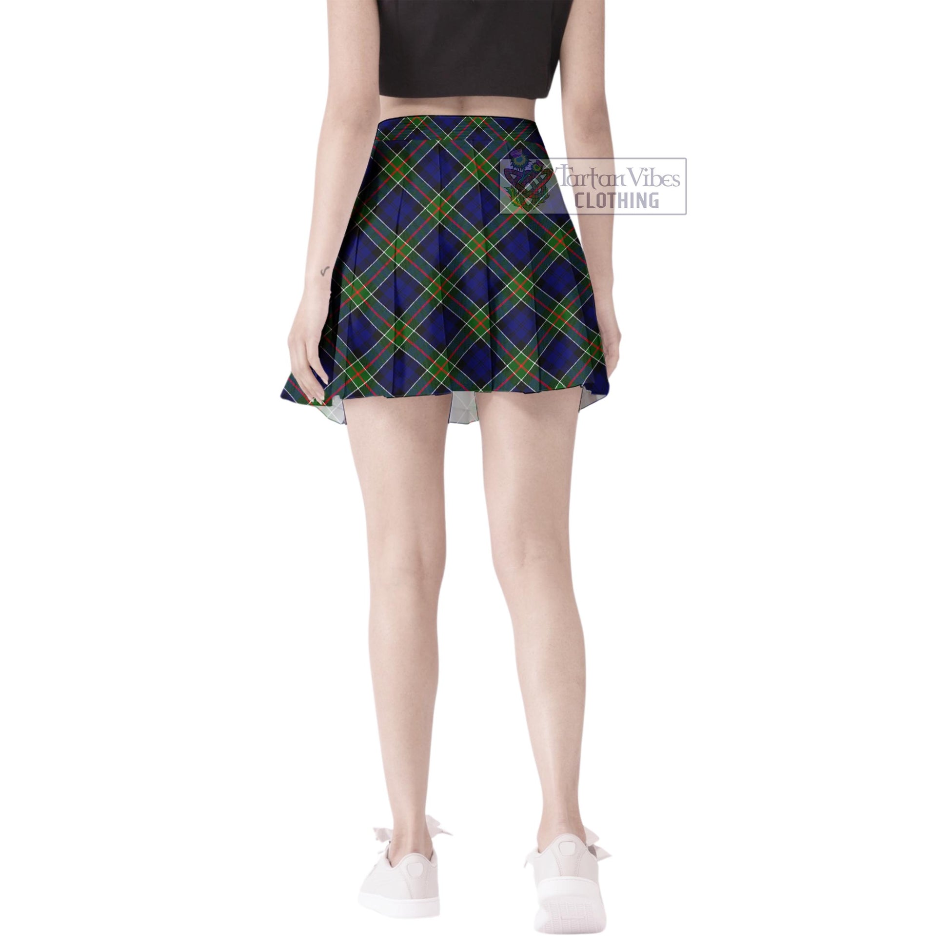 Tartan Vibes Clothing Colquhoun Modern Tartan Women's Plated Mini Skirt