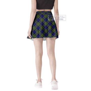 Colquhoun Modern Tartan Women's Plated Mini Skirt