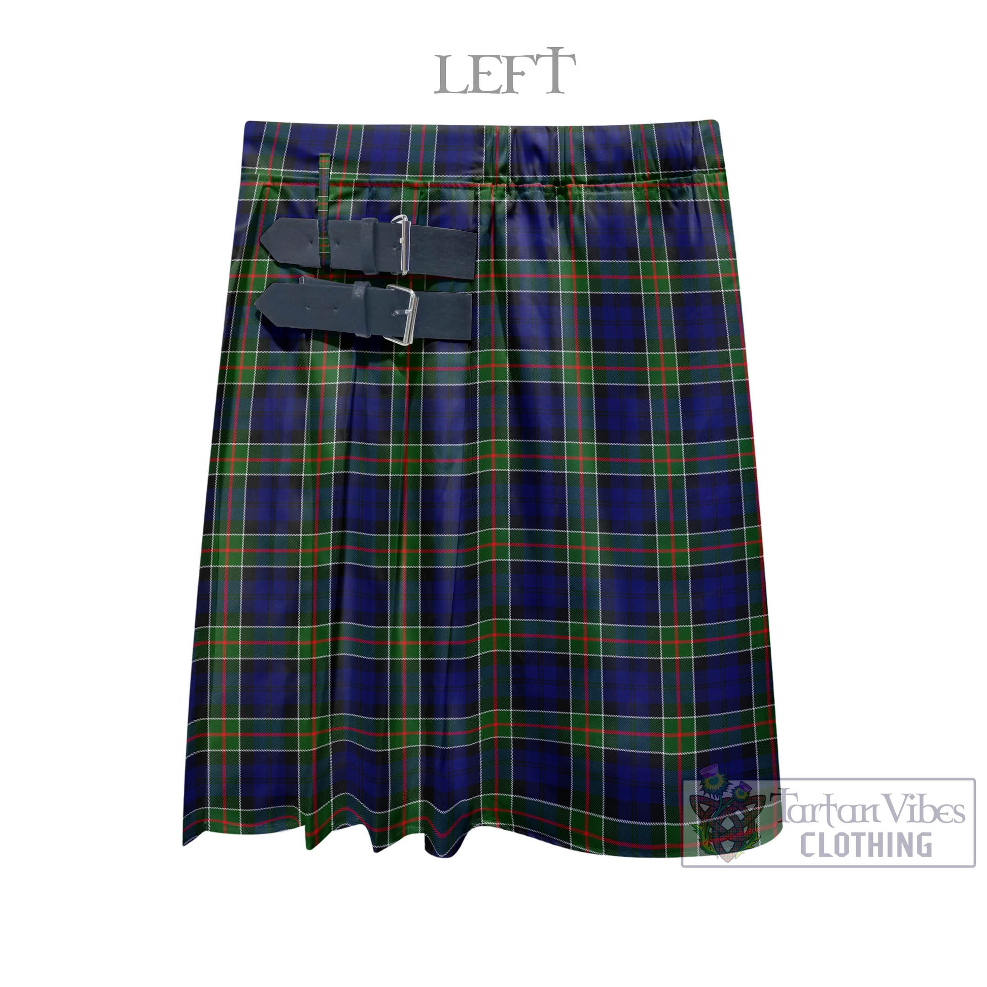 Tartan Vibes Clothing Colquhoun Modern Tartan Men's Pleated Skirt - Fashion Casual Retro Scottish Style