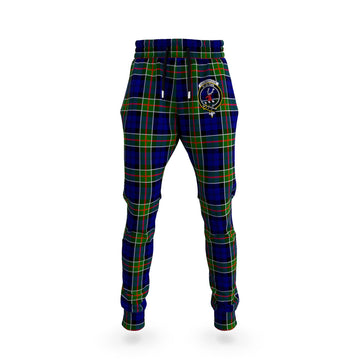 Colquhoun Tartan Joggers Pants with Family Crest